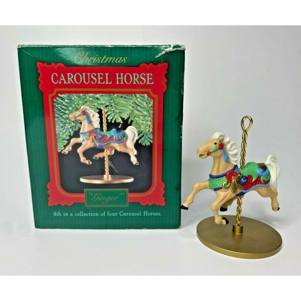 1989‎ Hallmark Carousel Horse "Ginger" U31